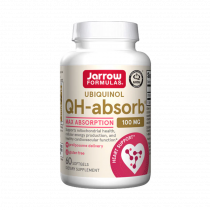 Jarrow Formulas Ubiquinol QH-Absorb 100 mg, Убихинол QH-Абсорб 100 мг, 60 капсул