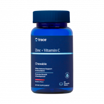 Trace Minerals Zinc + Vitamin C, Цинк + Витамин С, 60 таблеток