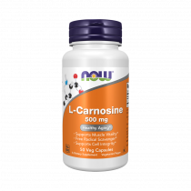 NOW L-Carnosin 500 mg, L-Карнозин 500 мг, 50 капсул