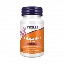 NOW Astaxanthin, Астаксантин, 60 капсул