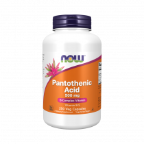 NOW Pantothenic Acid, Пантотеновая кислота, 250 капсул