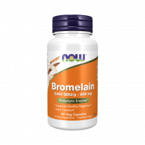 NOW Bromelain, Бромелайн, 60 капсул