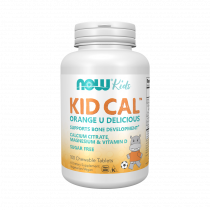 NOW Kid Cal Chewables, Детский витаминный кальций, 100 таблеток