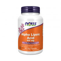 NOW Alpha Lipoic Acid 100 mg, Альфа-липоевая кислота 100 мг, 120 капсул