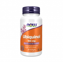 NOW Ubiquinol, Убихинол, 60 капсул