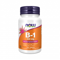 NOW Витамин В-1 (Тиамин), 100 таблеток