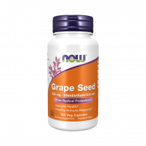 NOW Grape Seed, Грэйп Сид, 100 капсул