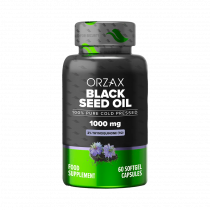 Orzax Black Seed Oil, Масло Черного Тмина 1000 мг, 60 капсул