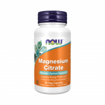 NOW Magnesium Citrate, Магния цитрат, 60 капсул