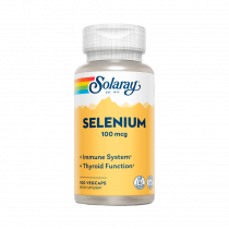 Solaray Selenium 100 mcg, Селен 100 мкг, 100 капсул