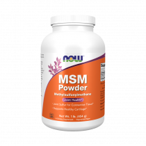NOW MSM Methylsulfonylmethane Powder, МСМ Метилсульфонилметан Порошок, 454 грамм