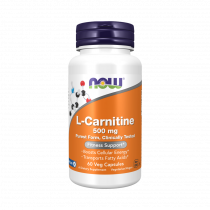 NOW L-Carnitine 500 mg, L-Карнитин 500 мг, 60 капсул