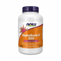 NOW AlphaSorb-C 500, Супер Витамин-С 500, 180 капсул