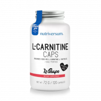 Nutriversum L-Carnitine, L-Карнитин, 120 капсул