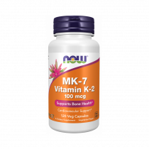 NOW MK-7 Vitamin K-2 100 mcg, МК-7 Витамин К-2 100 мкг, 120 капсул