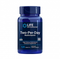 Life Extension Two-Per-Day Multivitamin, Мультивитамины, 120 таблеток